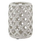 Stone Effect Hurricane Lantern