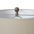 Ochre Carved Lamp