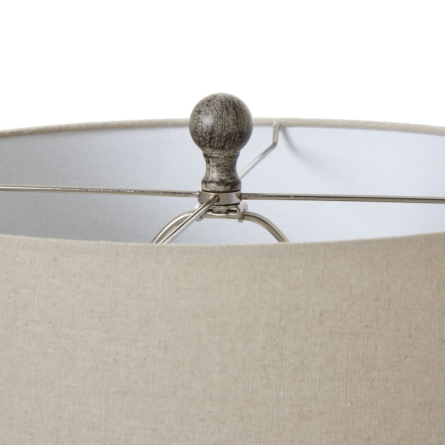 Ochre Carved Lamp