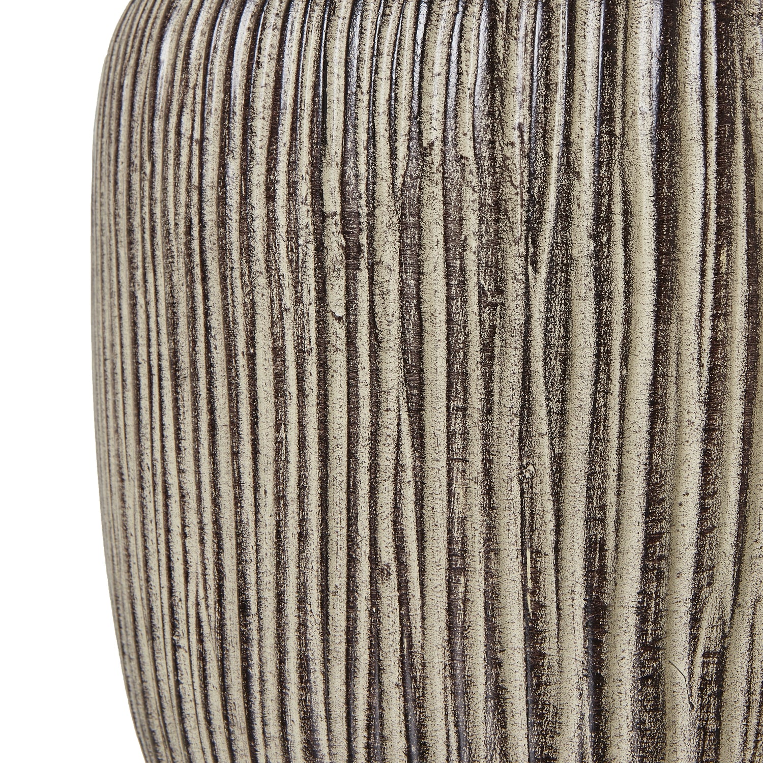 Ochre Carved Lamp