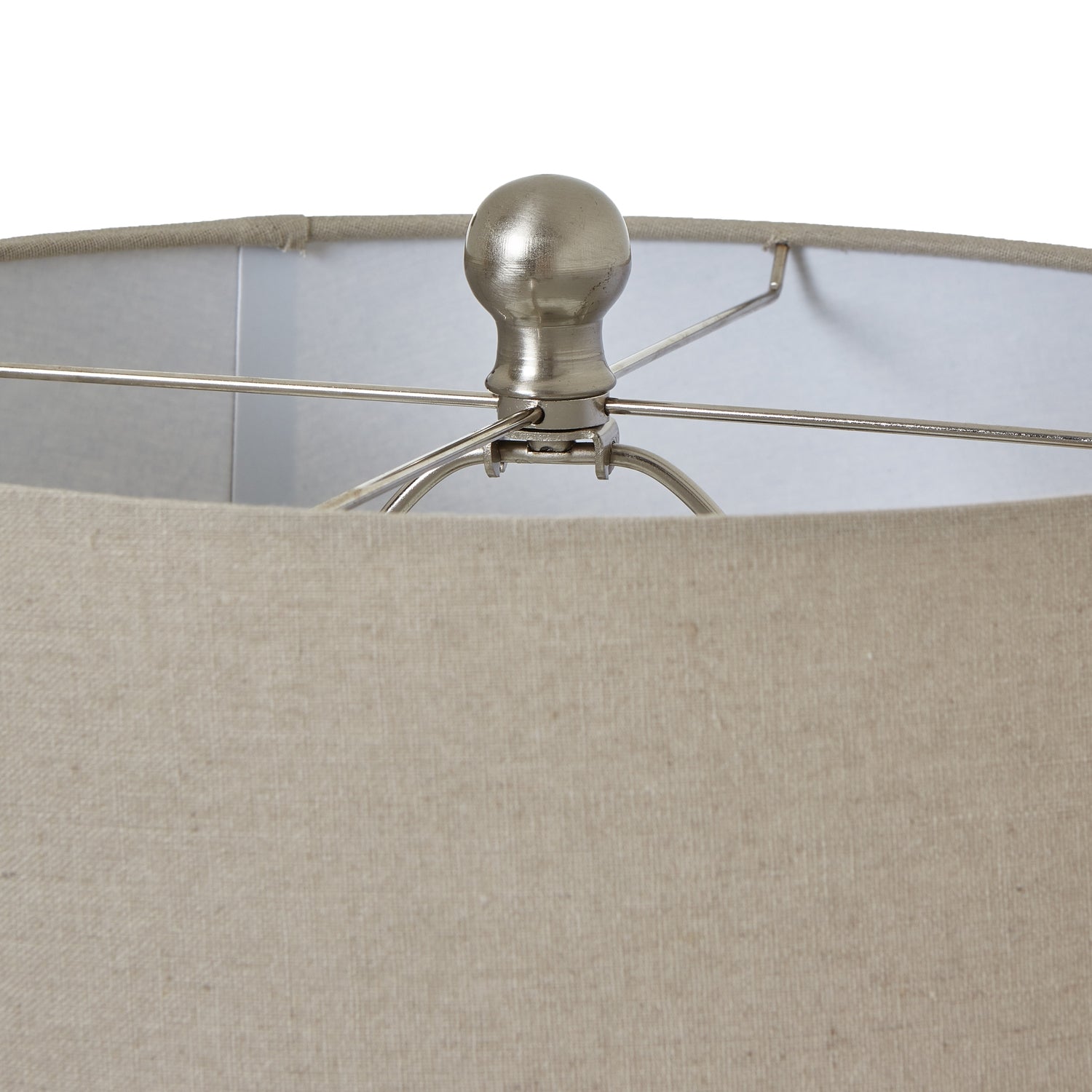 White Beaded Ceramic Lamp