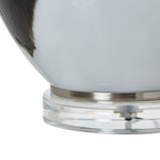 Grey Glass Table Lamp