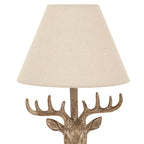 Stag Head Table Lamp