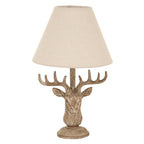 Stag Head Table Lamp