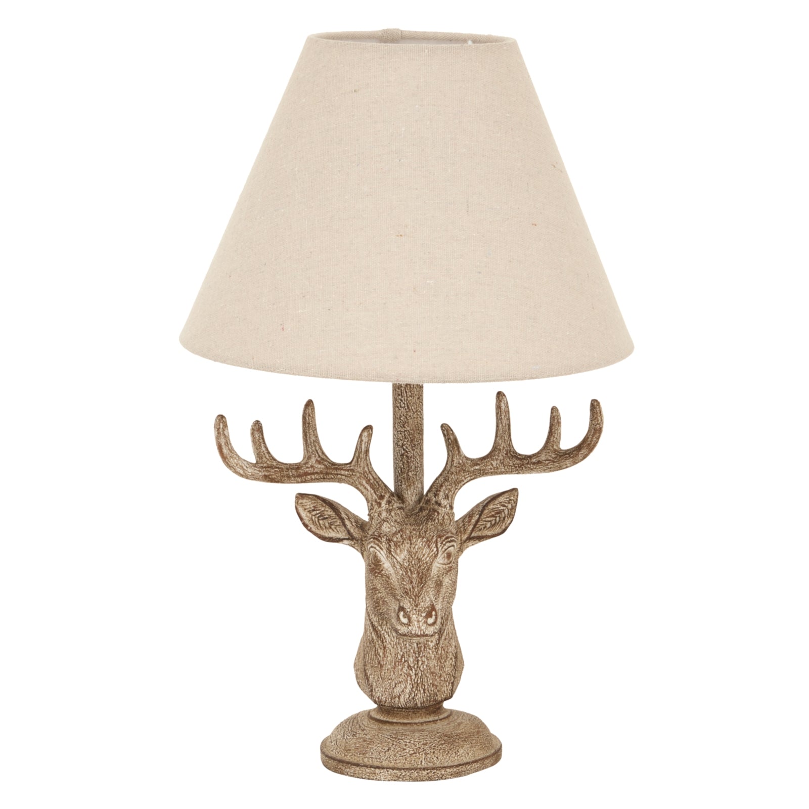 Stag Head Table Lamp
