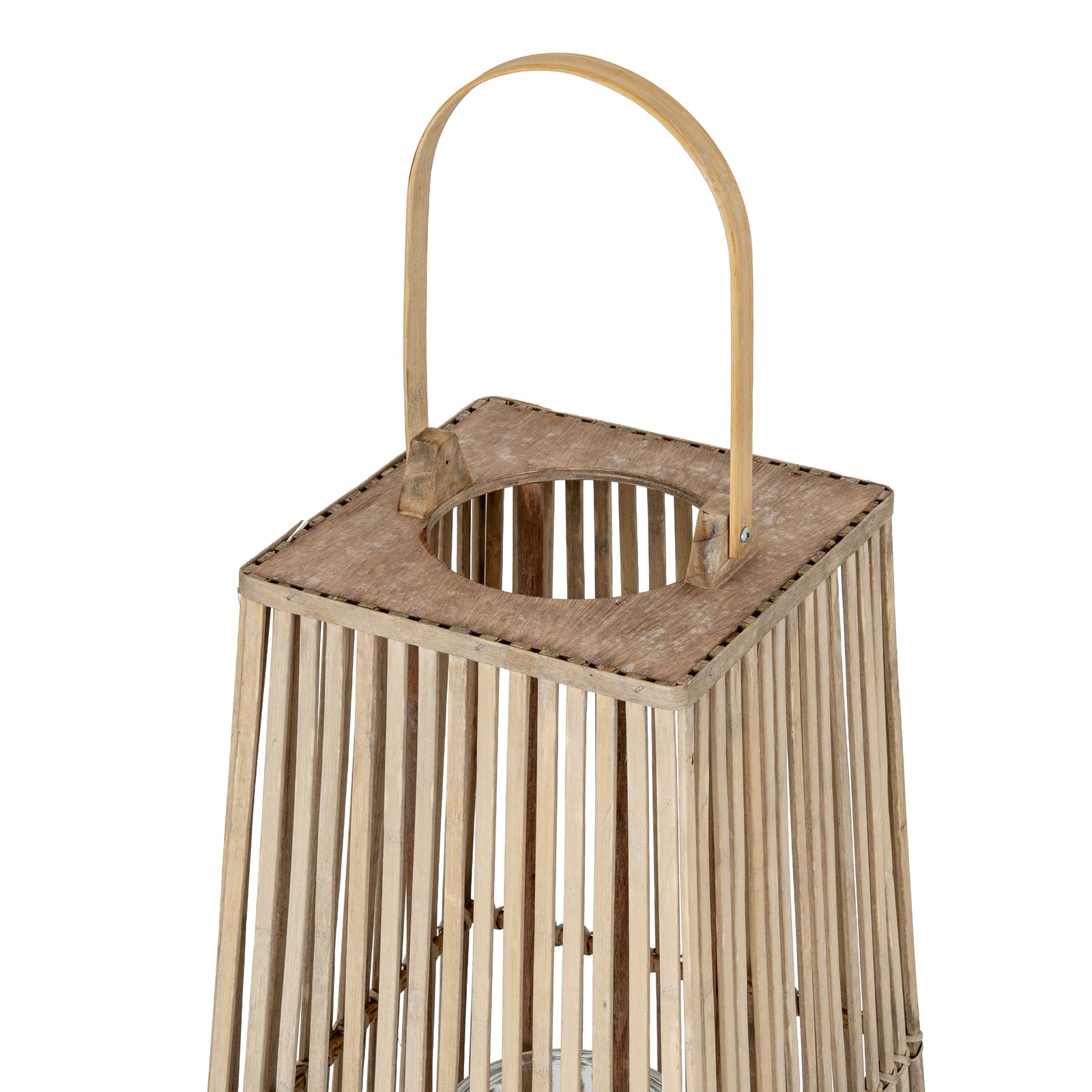 Silo Wicker Lantern