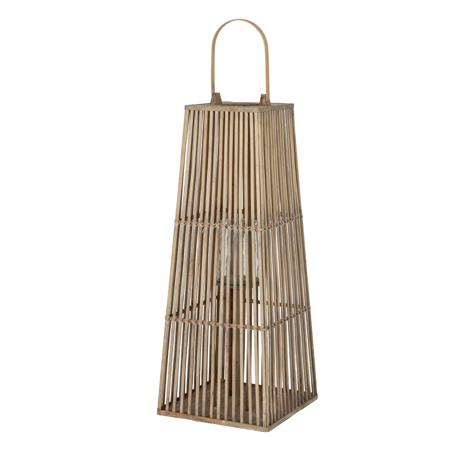 Silo Wicker Lantern