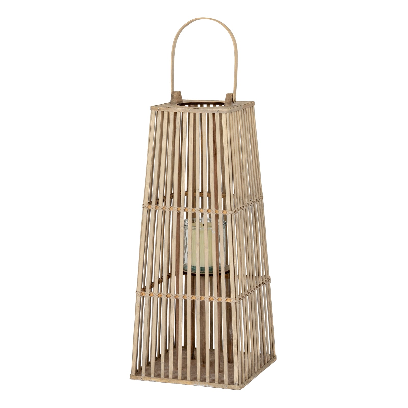 Silo Wicker Lantern