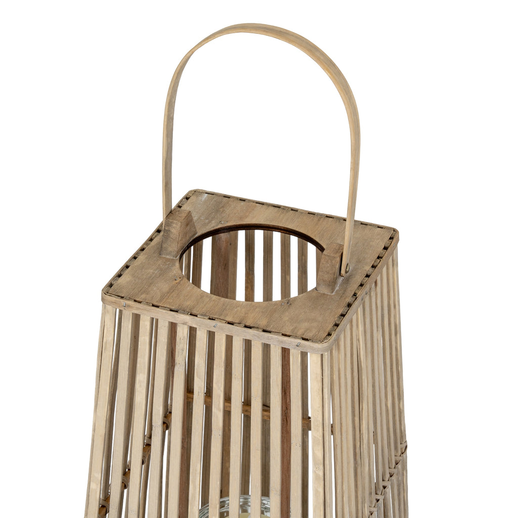 Silo Wicker Lantern