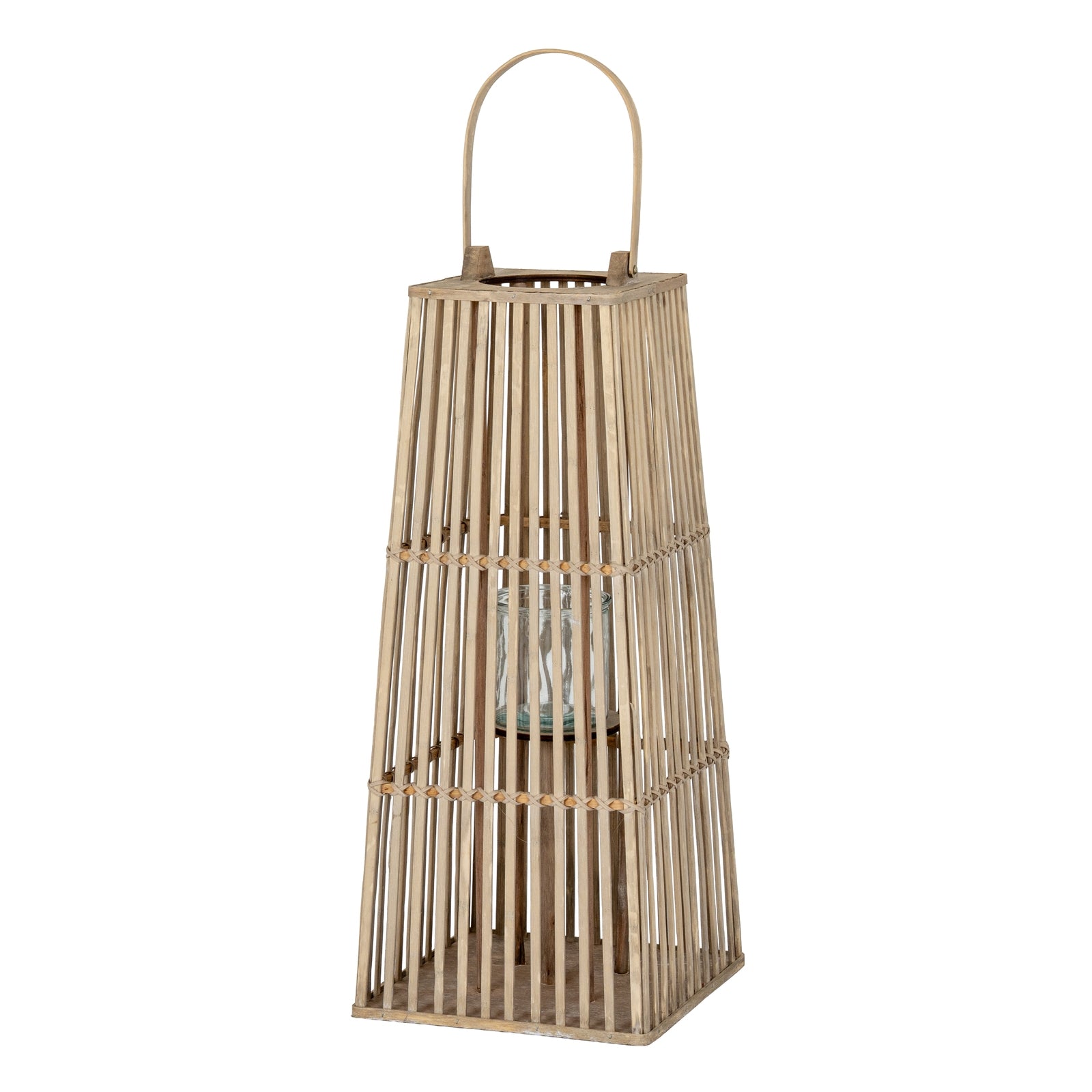 Silo Wicker Lantern