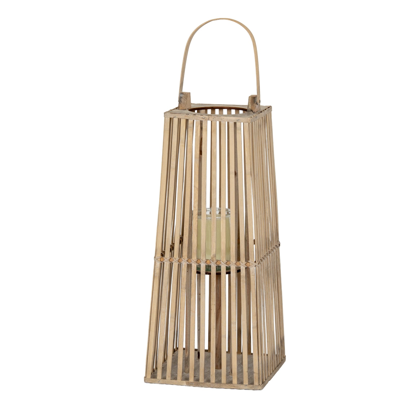 Silo Wicker Lantern