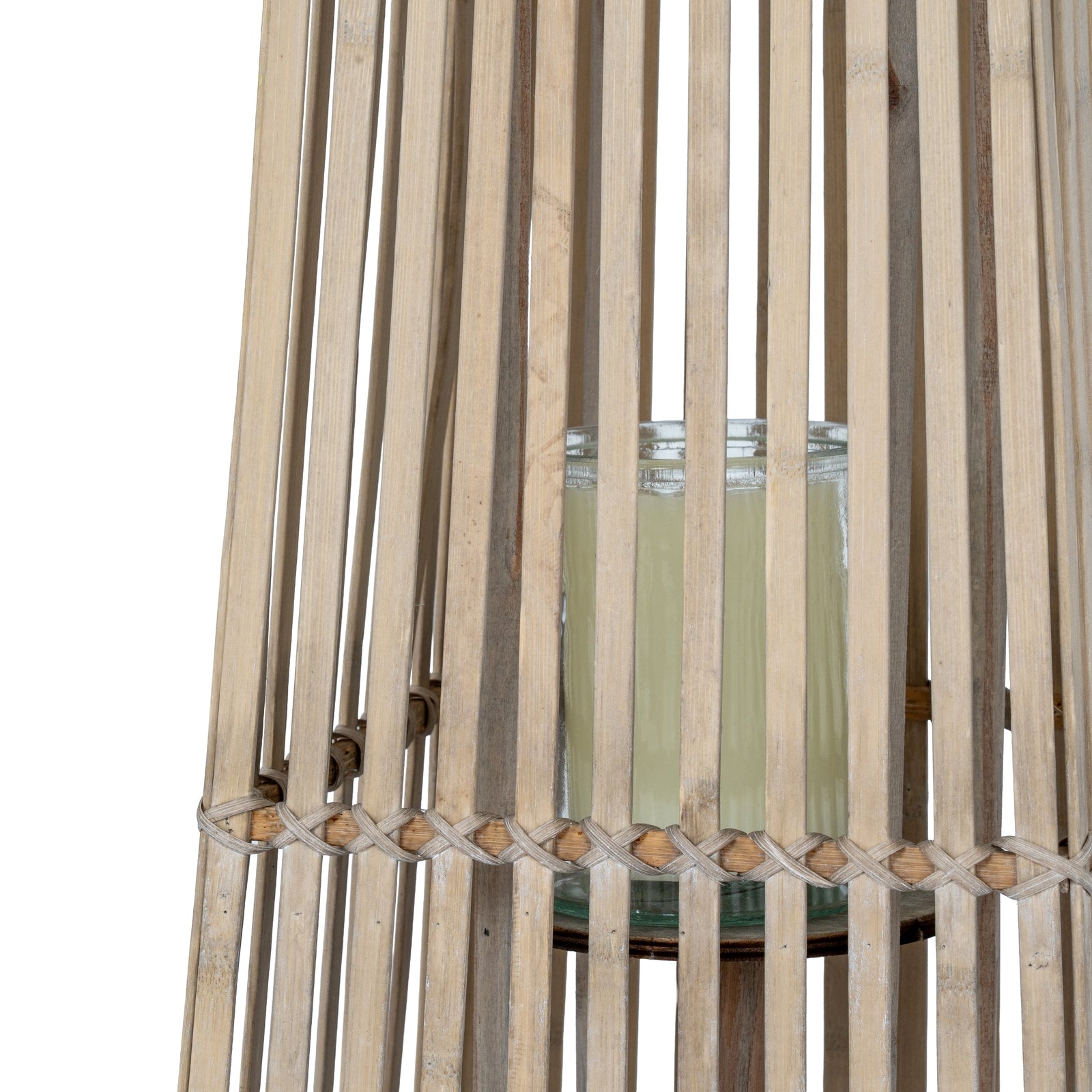 Silo Wicker Lantern