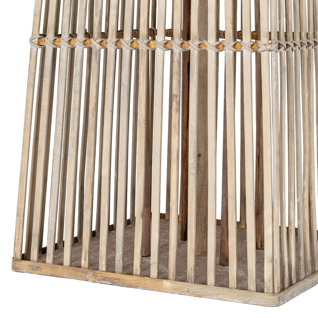 Silo Wicker Lantern