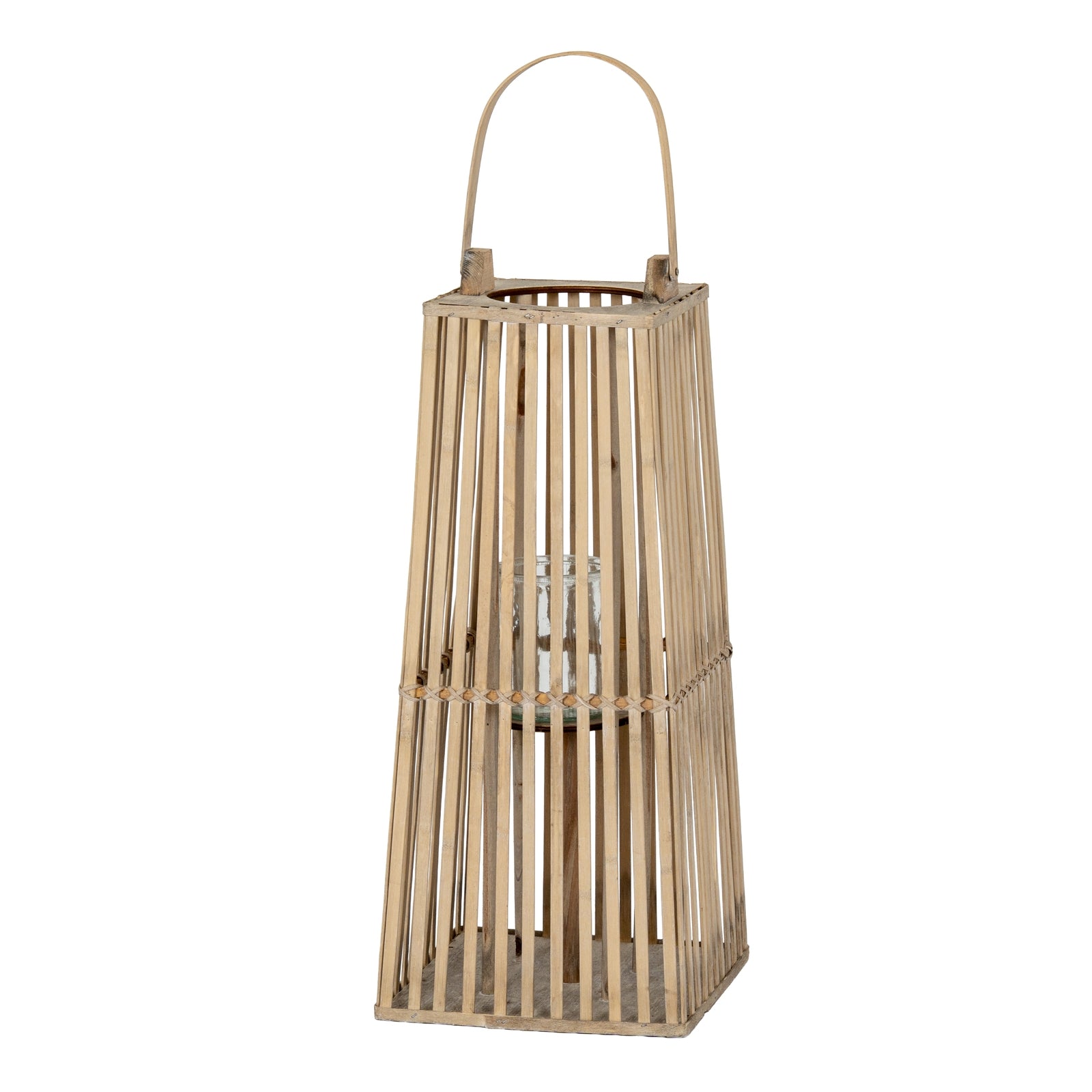 Silo Wicker Lantern