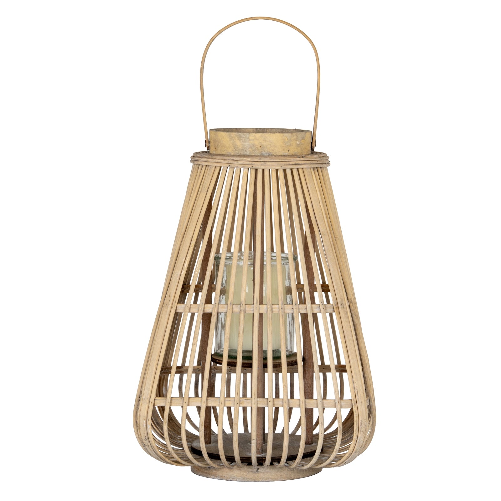 Peardrop Wicker Lantern