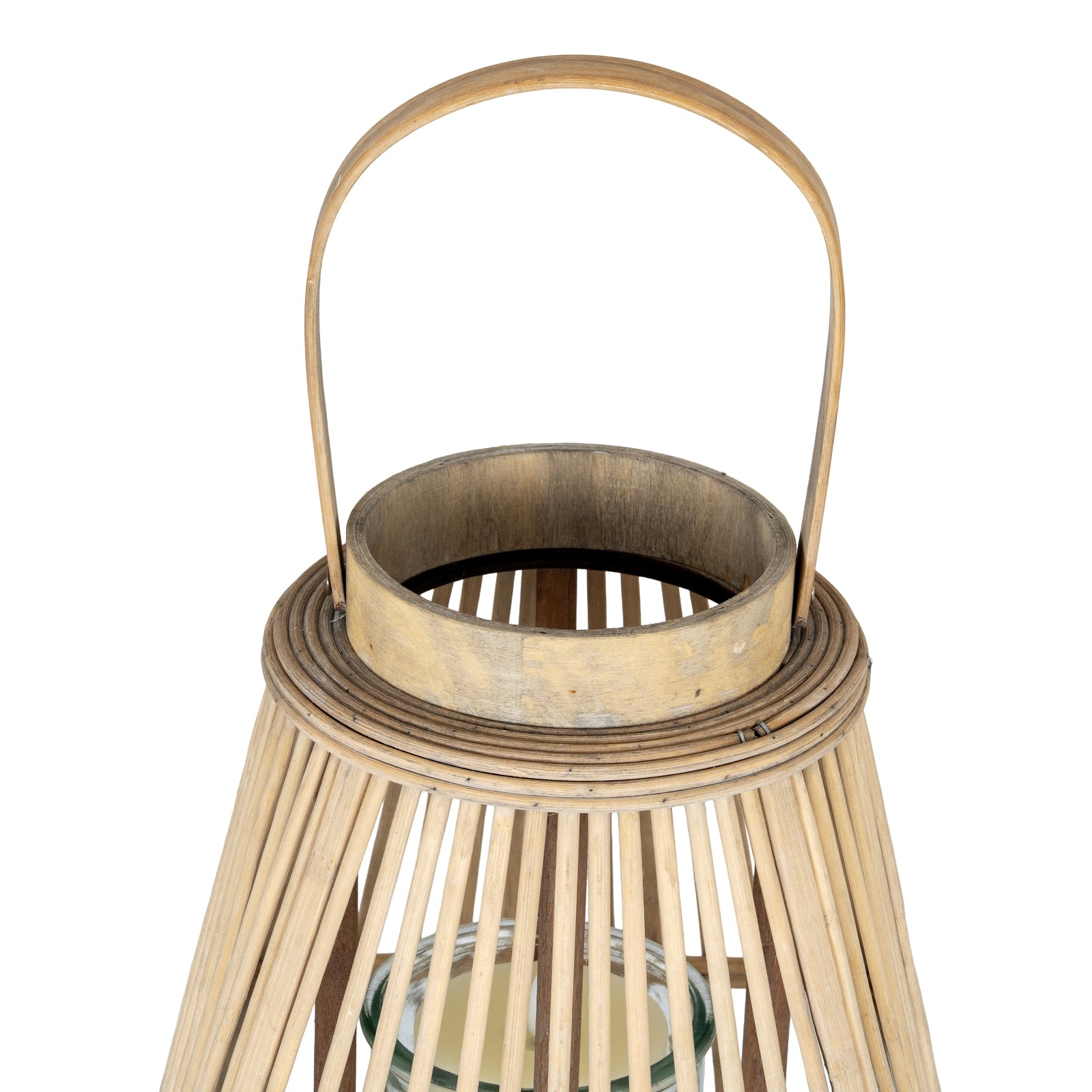 Peardrop Wicker Lantern