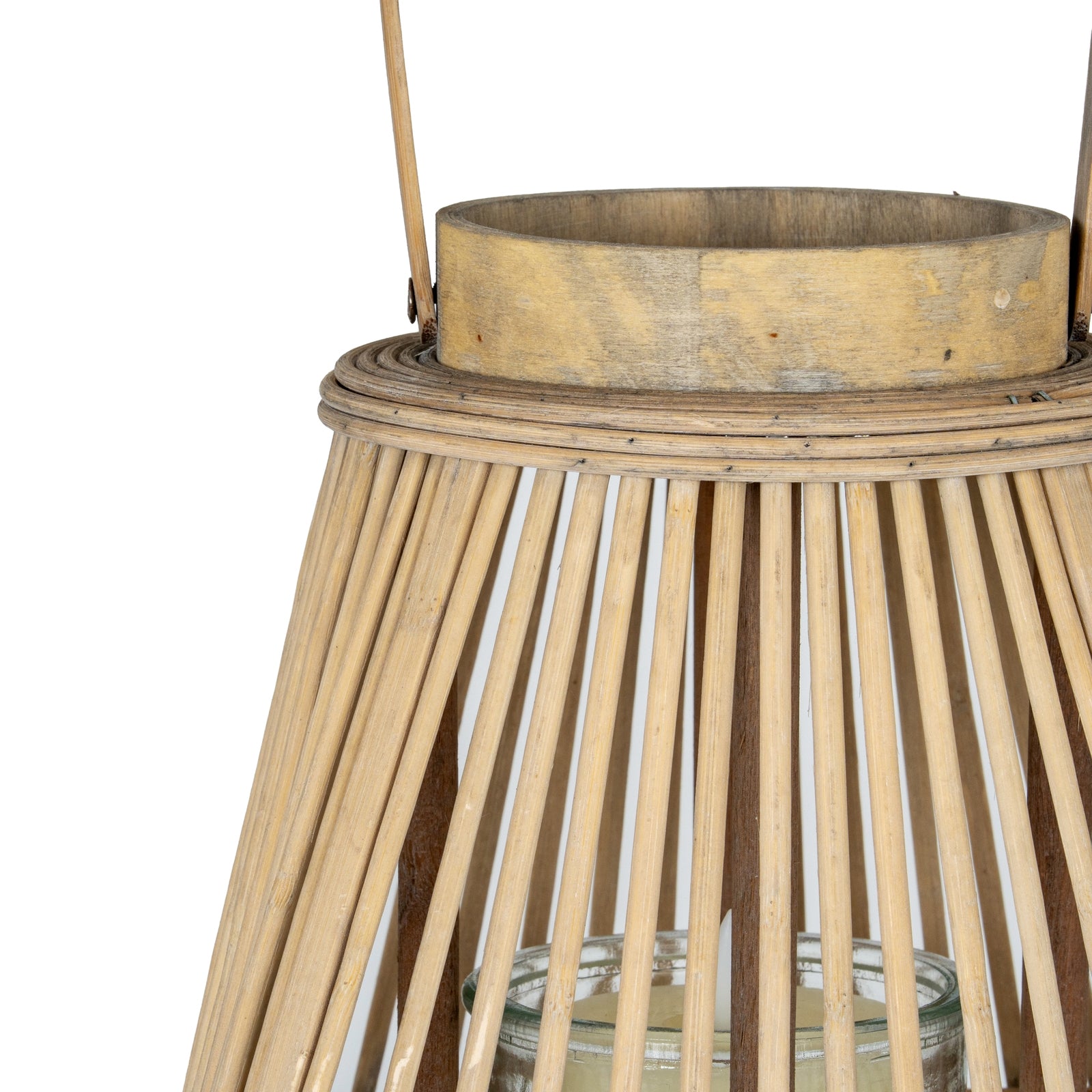 Peardrop Wicker Lantern
