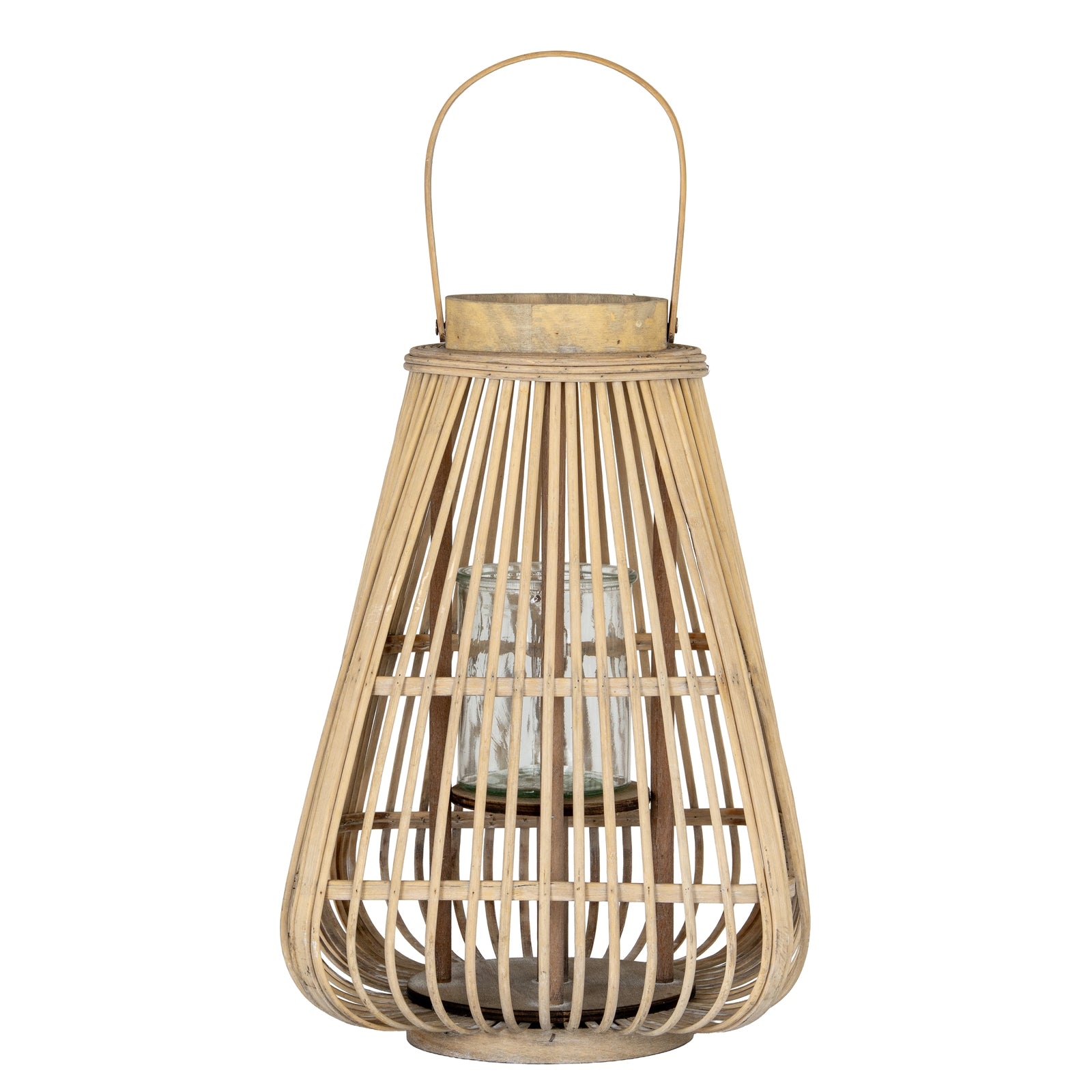 Peardrop Wicker Lantern