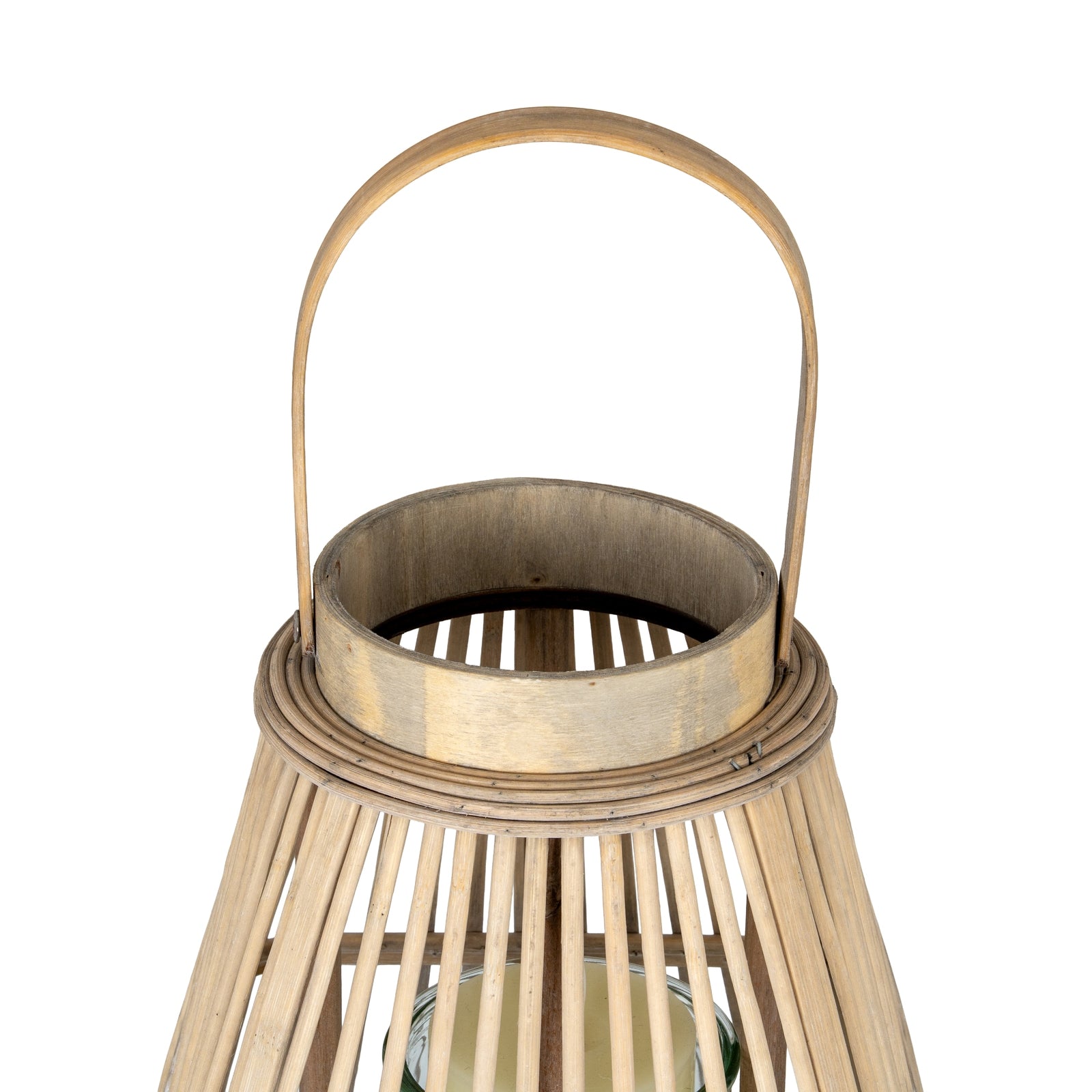 Peardrop Wicker Lantern