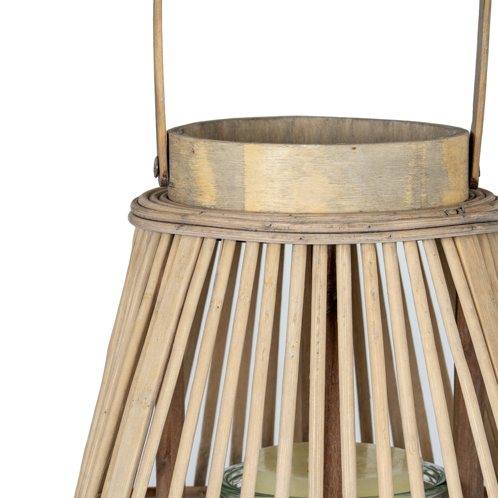 Peardrop Wicker Lantern