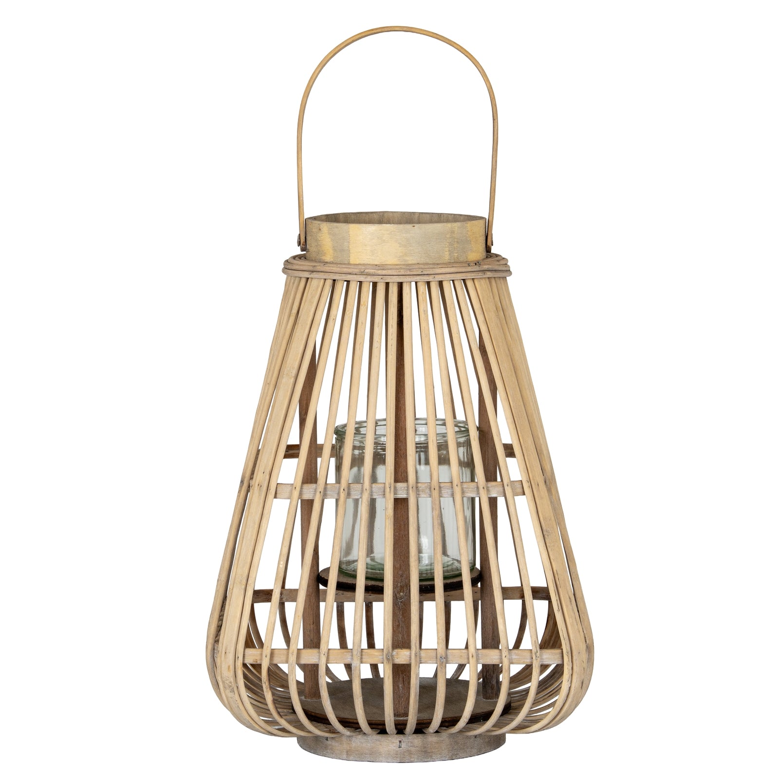 Peardrop Wicker Lantern