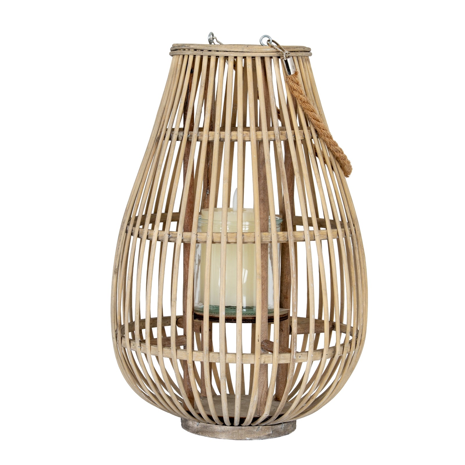 Ellipse Wicker Lantern