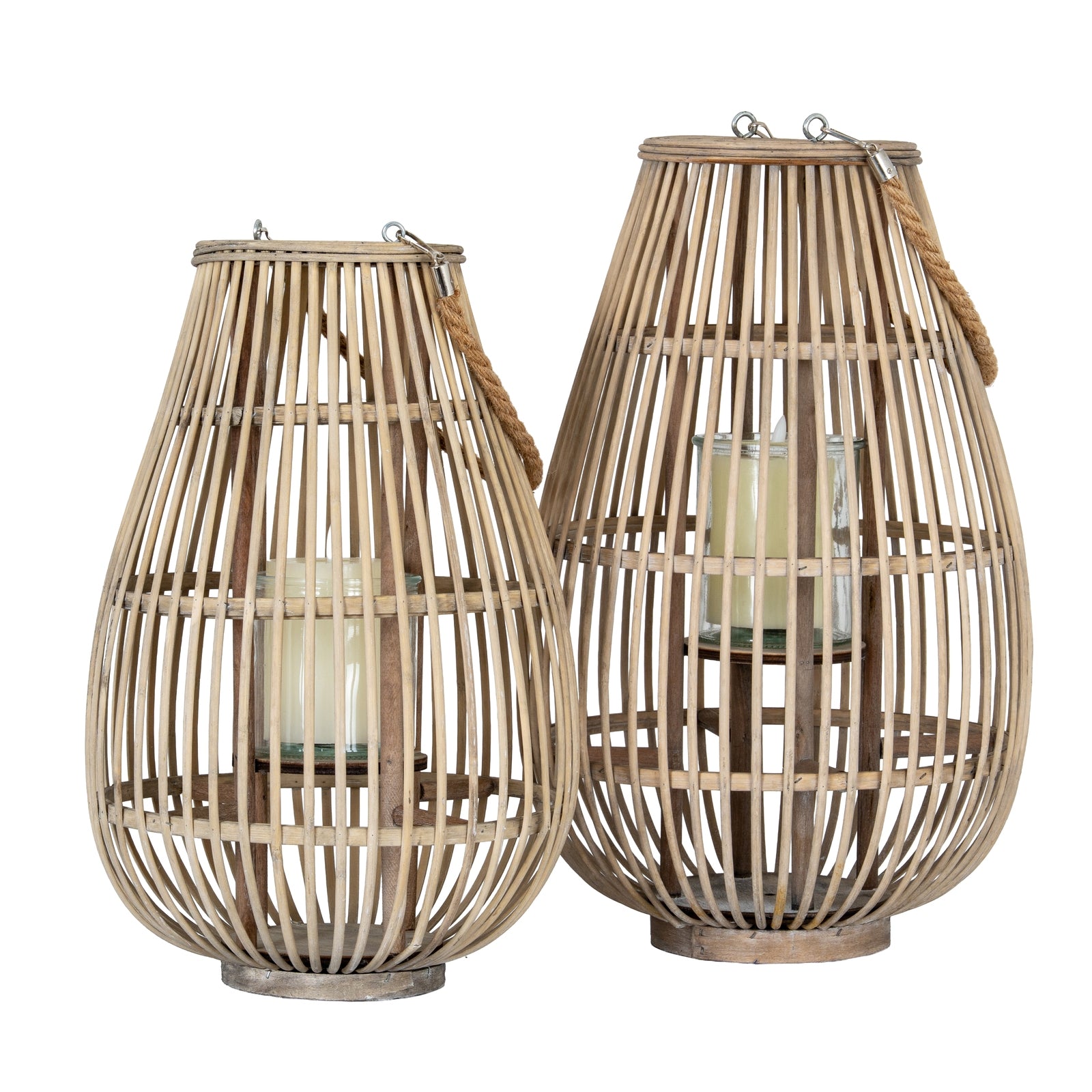 Ellipse Wicker Lantern