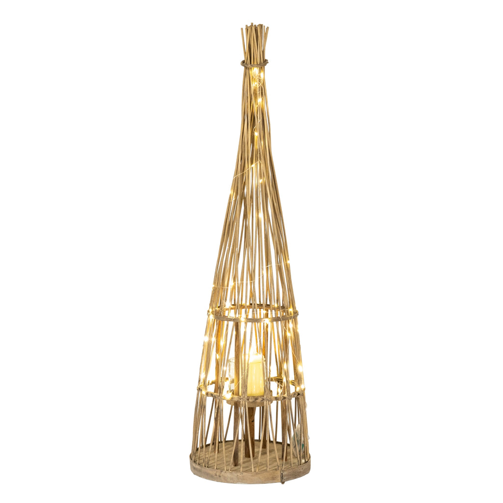 Conical Lantern with LED Lights