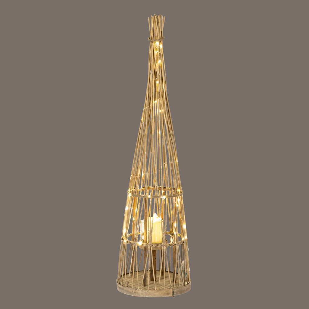 Conical Lantern with LED Lights