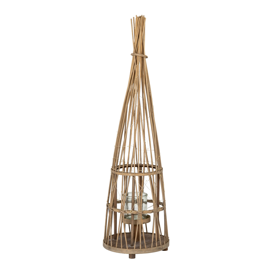 Conical Lantern with LED Lights