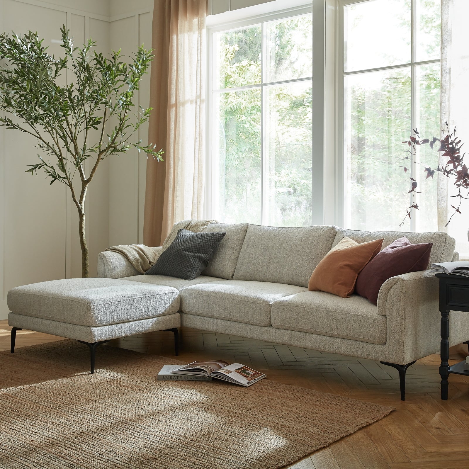 Zephra Sofa & Footstool