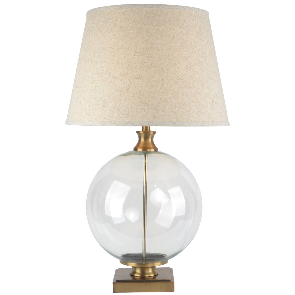 Lunel Glass Orb Table Lamp