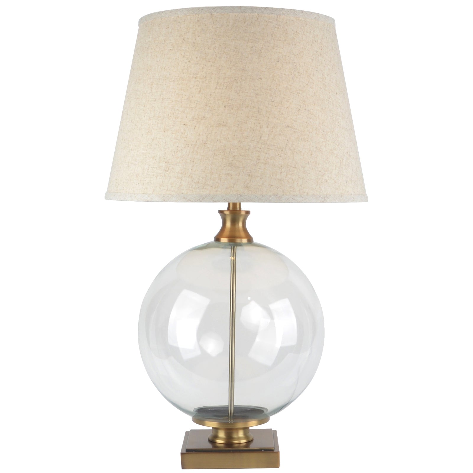 Lunel Glass Orb Table Lamp