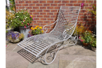 Antique Grey Lounger