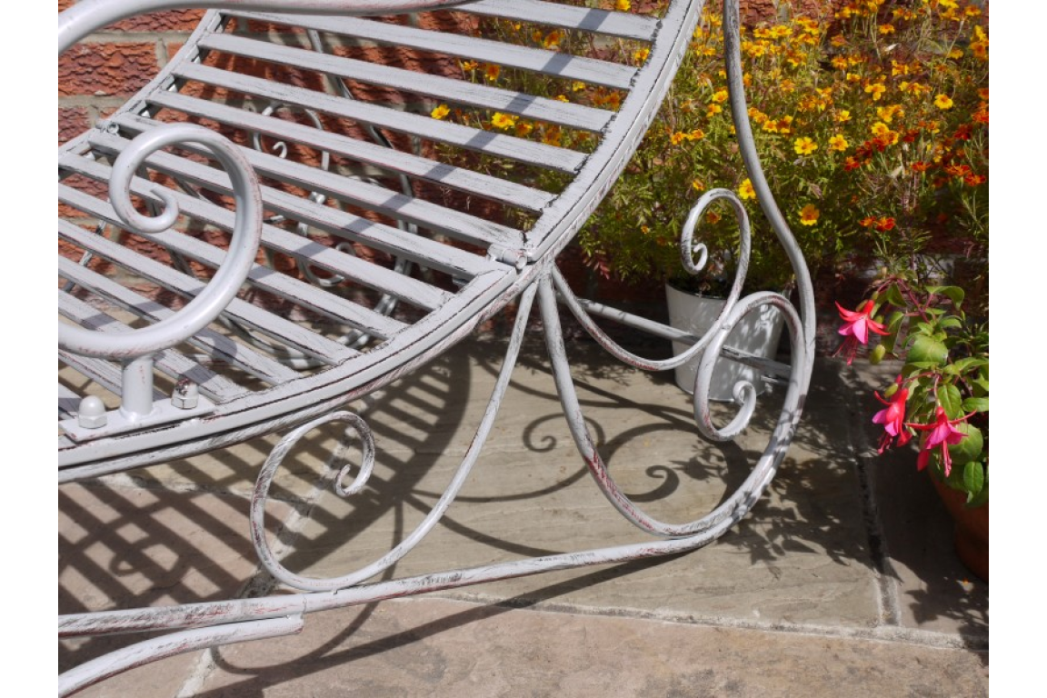 Antique Grey Lounger