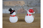 Set of Four Snowman Name Card Holders