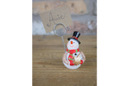 Set of Four Snowman Name Card Holders