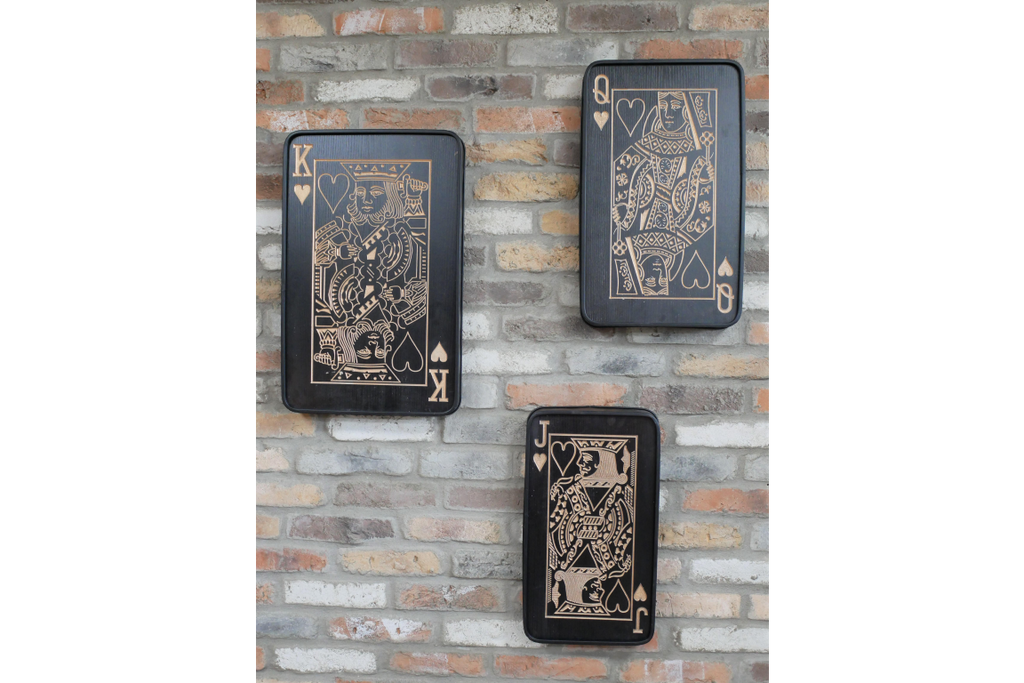 Set of Three Playing Cards