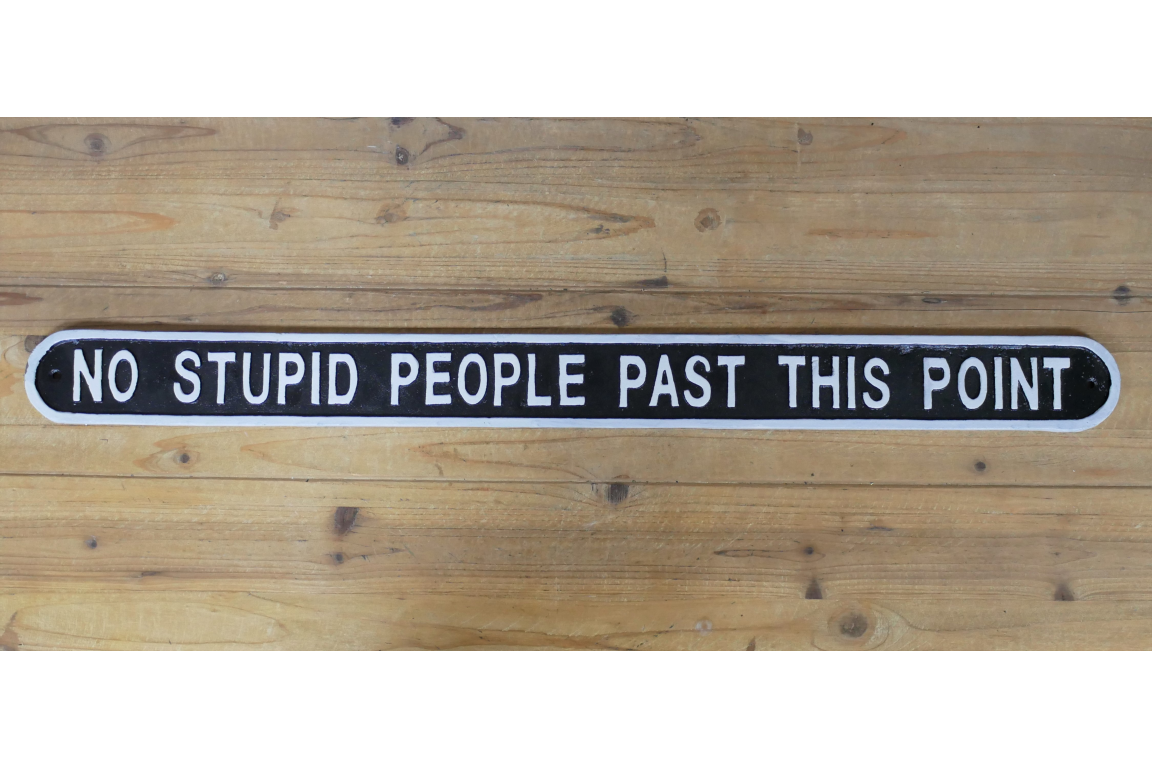 No Stupid People