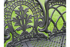 Black Aluminium Bench