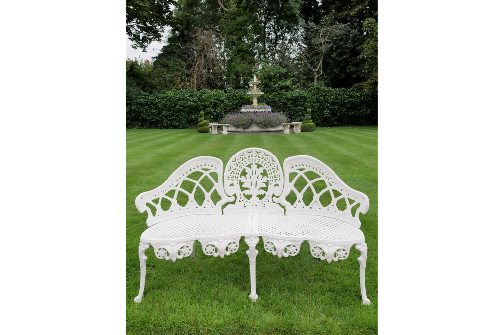 White Aluminium Bench