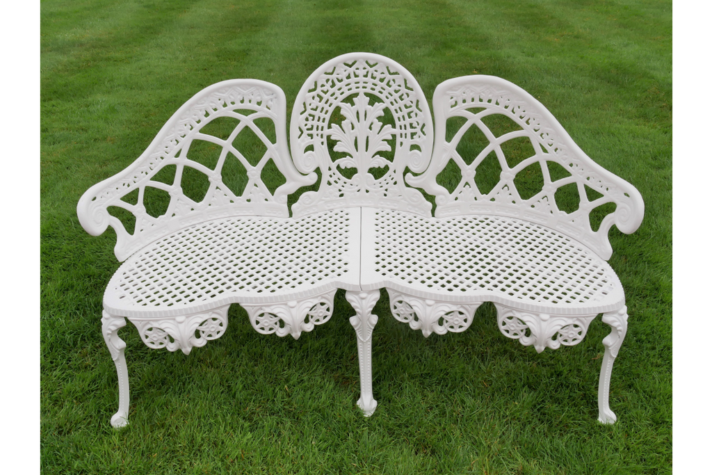 White Aluminium Bench