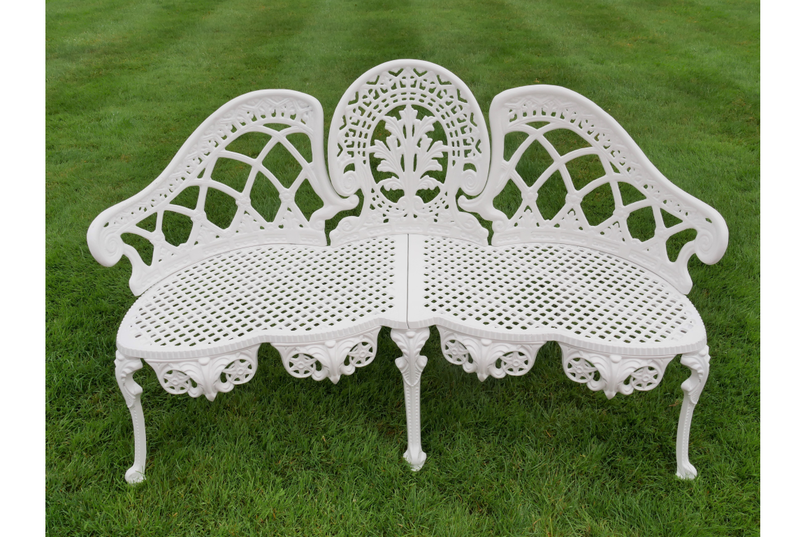 White Aluminium Bench