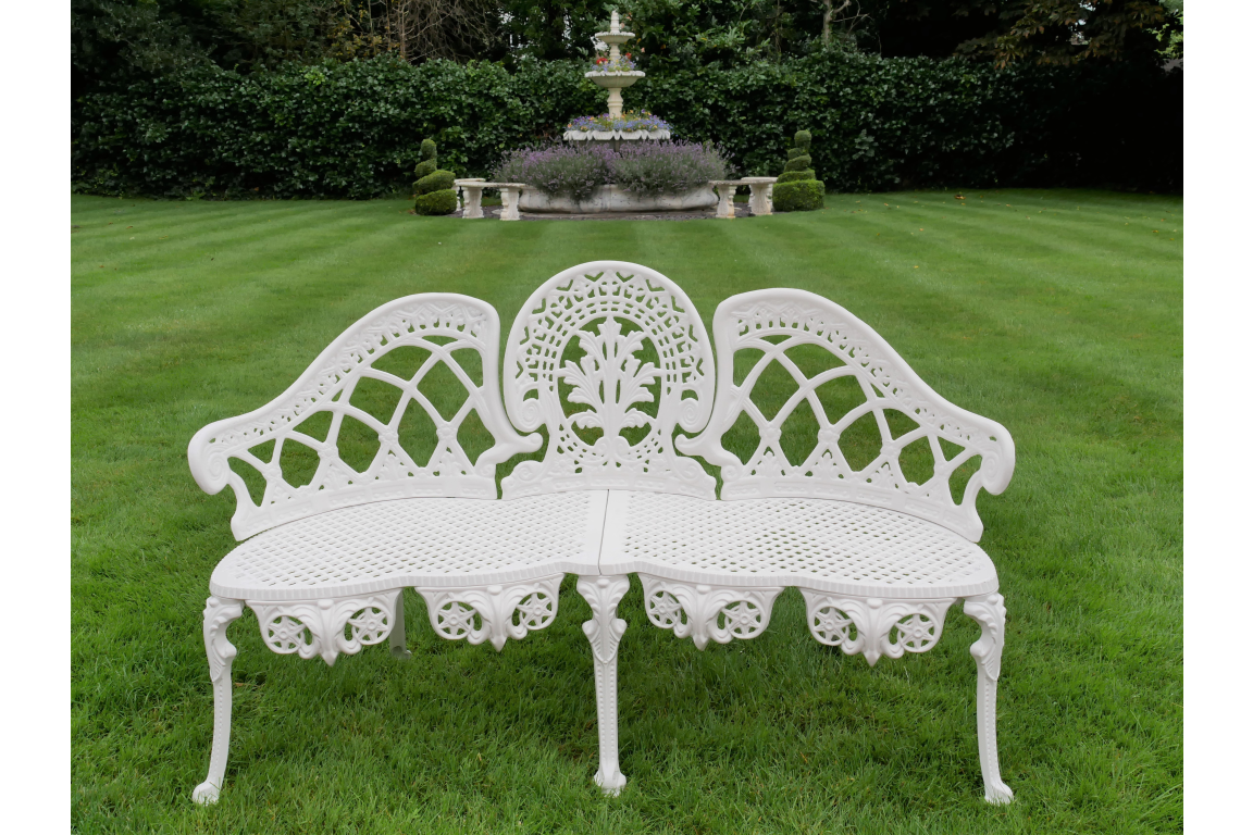 White Aluminium Bench