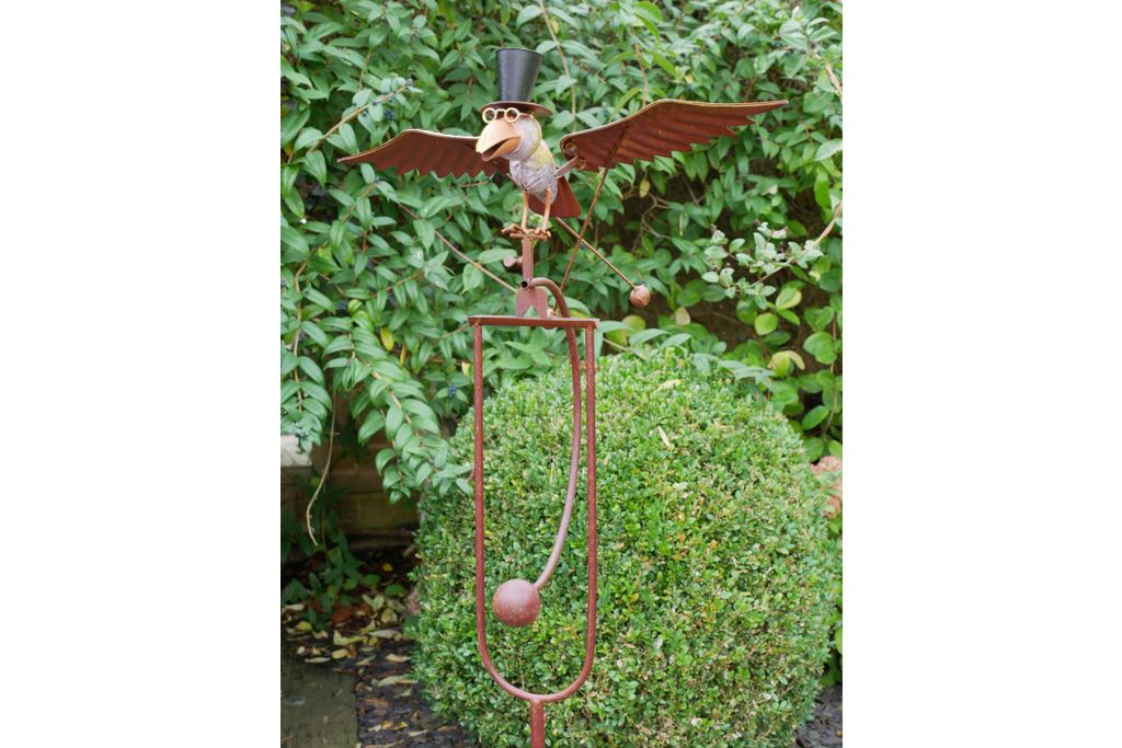 Bird with Top Hat Stake