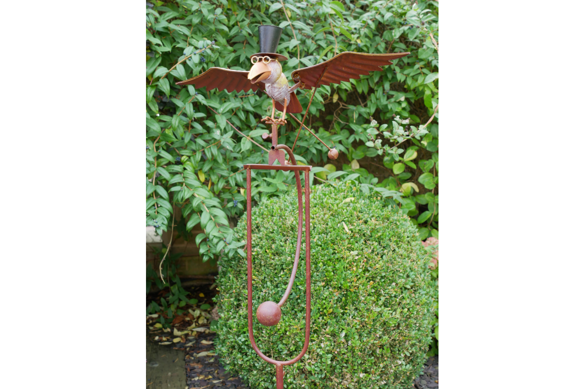 Bird with Top Hat Stake