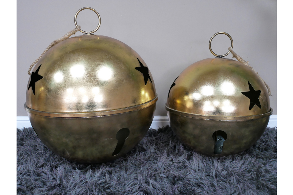 Set  of Two Giant Bells