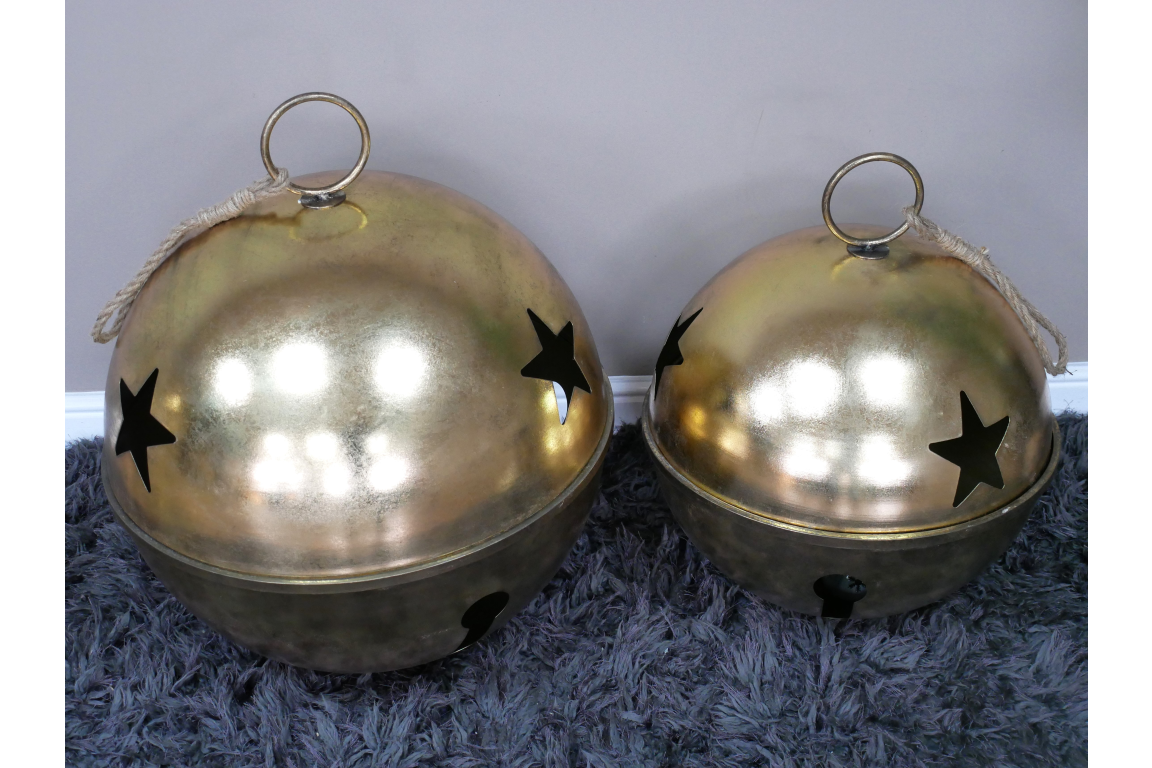 Set  of Two Giant Bells
