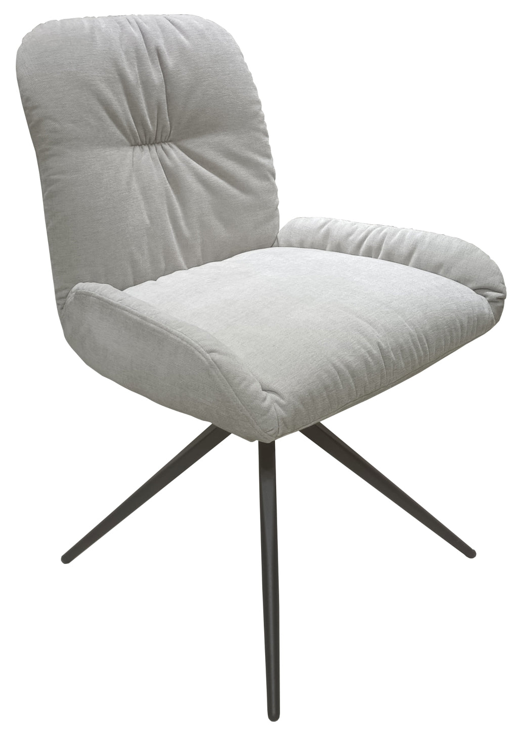 Cairn Motion Dining Table & 4 Light Grey Chairs