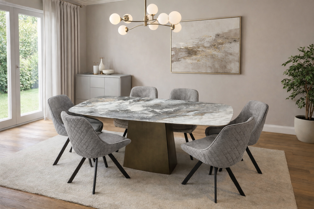 Chicago Dining Table & 6 Dining Chairs
